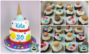 collage gateau cupcakes bonbons